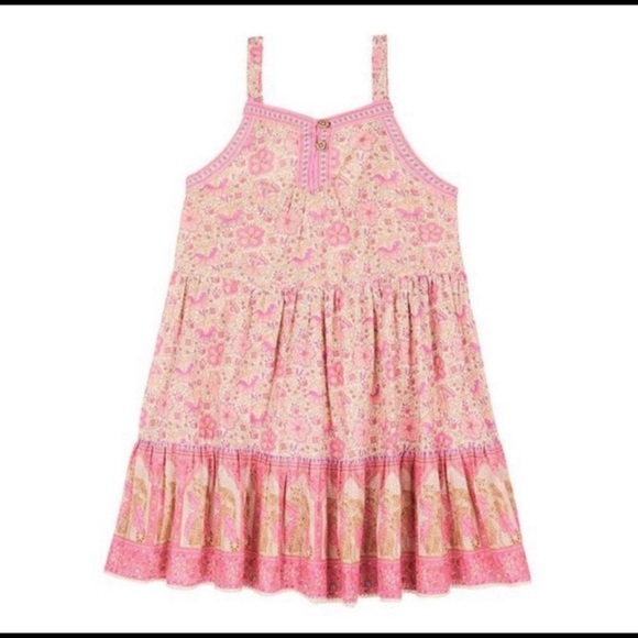 Poinciana Strappy Midi Dress - Picture 2 of 6